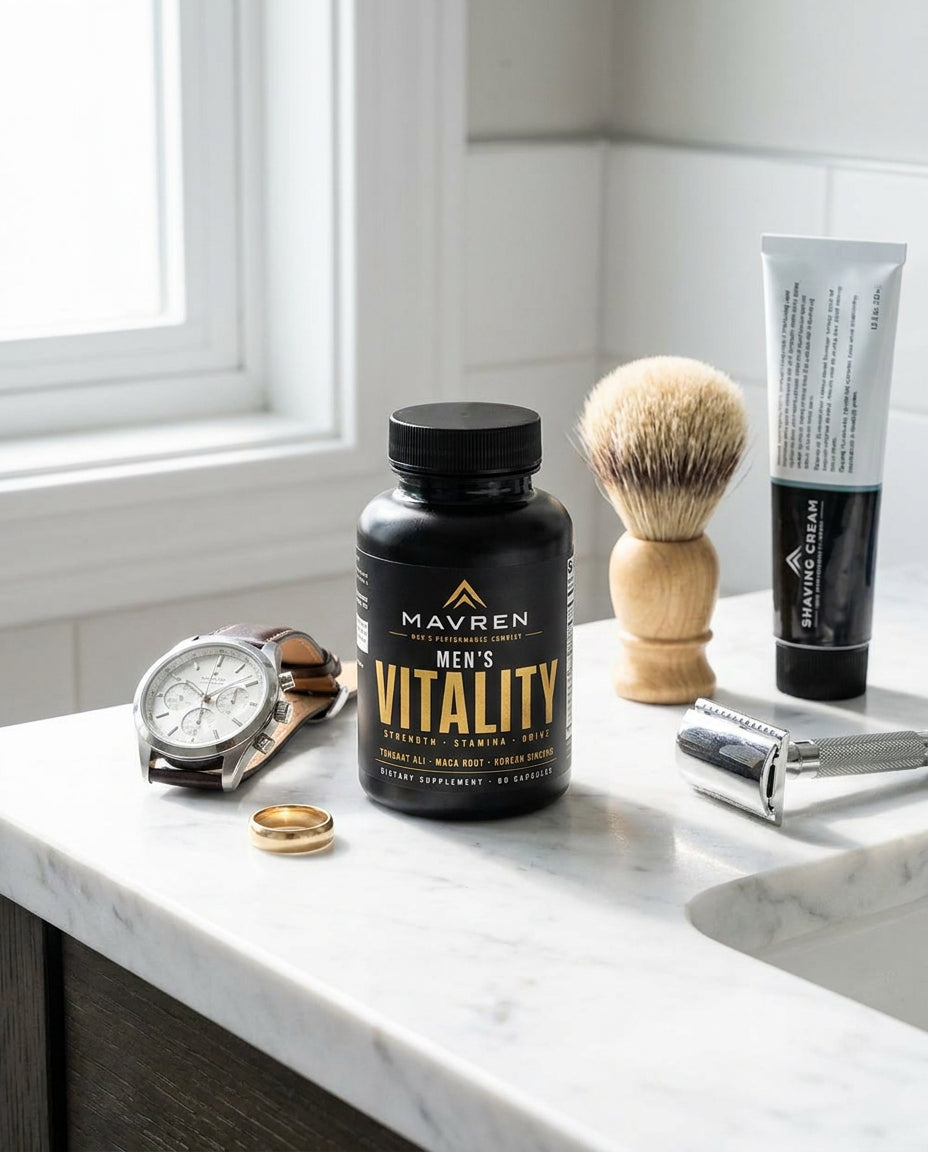 Mavren in a morning routine